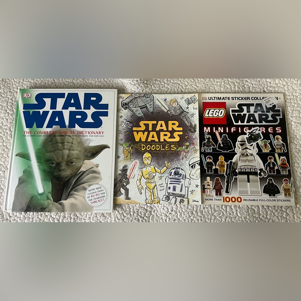Disney Star Wars Children’s Book Large Books 3 in set